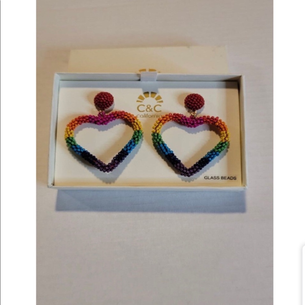 NWT C&C CALIFORNIA HEART HANDBEADED … - Picture 12 of 12